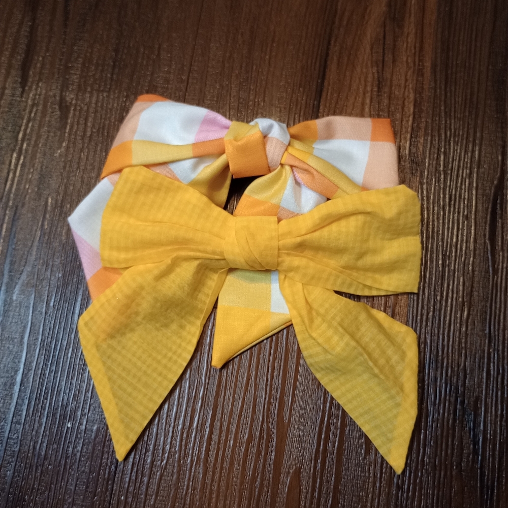 Anthropologie Hair Bow Clips Set Of 2 Feminine Coquette Spring